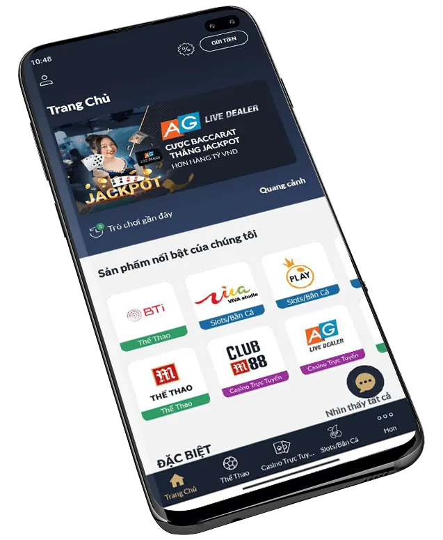 Giao diện thân thiện và dễ sử dụng của ứng dụng Bet89
